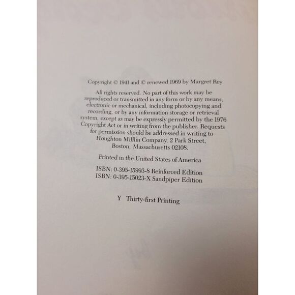 Vintage Curious George by H.A. Rey - Picture 3 of 4